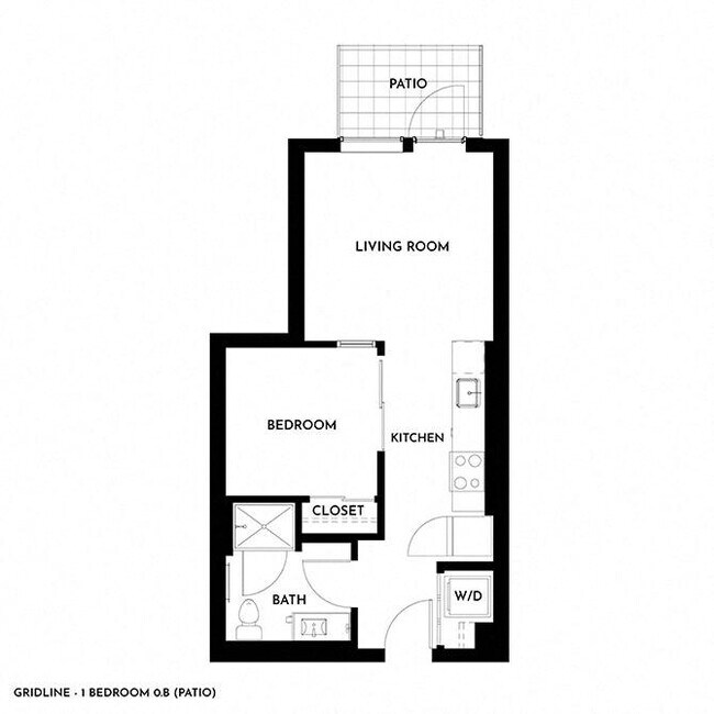 1x1 0.B 115 floor plan